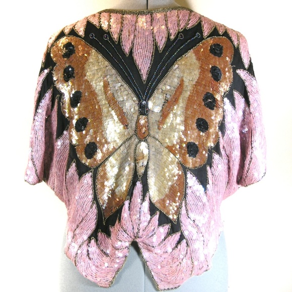 Vintage Swee Lo butterfly top - Picture 4 of 8